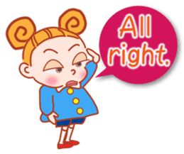 Precocious Girl (English Ver.) sticker #11498333