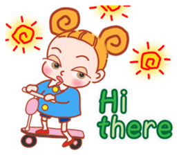 Precocious Girl (English Ver.) sticker #11498337