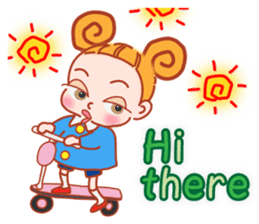 Precocious Girl (English Ver.) sticker #11498337