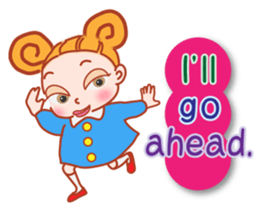 Precocious Girl (English Ver.) sticker #11498340