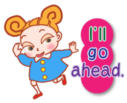 Precocious Girl (English Ver.) sticker #11498340