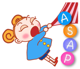 Precocious Girl (English Ver.) sticker #11498357