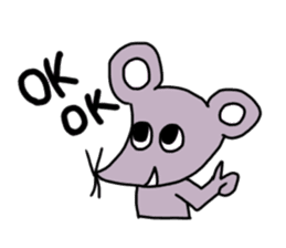 It can be used! Mr. cute mouse! sticker #11498928