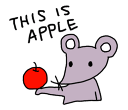 It can be used! Mr. cute mouse! sticker #11498935