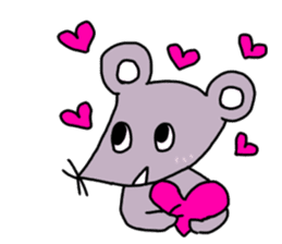 It can be used! Mr. cute mouse! sticker #11498949