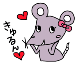 It can be used! Mr. cute mouse! sticker #11498959
