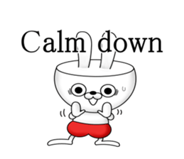 the precipice rabbit sticker #11499328