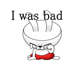 the precipice rabbit sticker #11499331