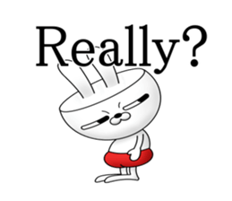 the precipice rabbit sticker #11499333