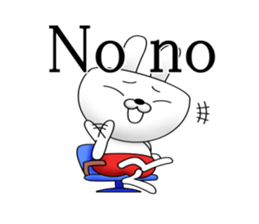 the precipice rabbit sticker #11499338