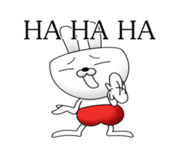 the precipice rabbit sticker #11499340