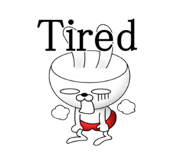 the precipice rabbit sticker #11499345