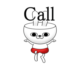 the precipice rabbit sticker #11499352