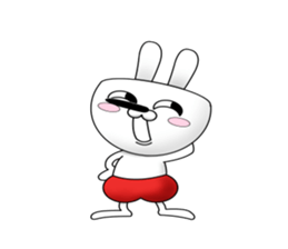 the precipice rabbit sticker #11499356