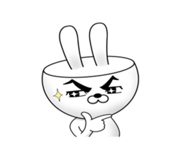 the precipice rabbit sticker #11499357