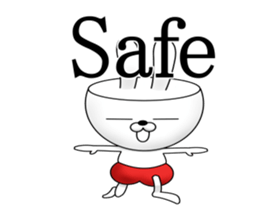 the precipice rabbit sticker #11499362