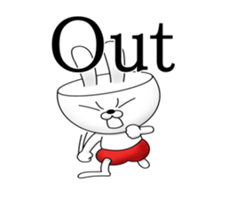 the precipice rabbit sticker #11499363