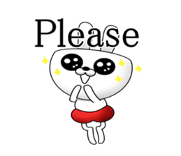 the precipice rabbit sticker #11499365