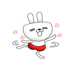 the precipice rabbit sticker #11499367