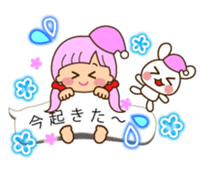The cute girl 5 who often uses it sticker #11500122