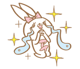 Cute Ai rabbit sticker #11500663