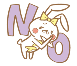 Cute Ai rabbit sticker #11500666