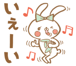Cute Ai rabbit sticker #11500669