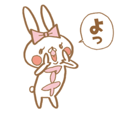 Cute Ai rabbit sticker #11500672