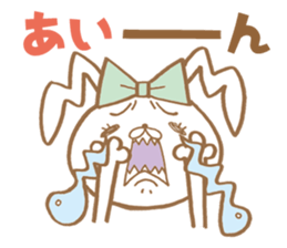 Cute Ai rabbit sticker #11500676
