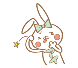 Cute Ai rabbit sticker #11500682