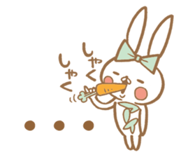 Cute Ai rabbit sticker #11500684