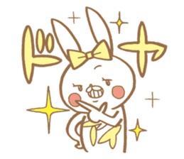 Cute Ai rabbit sticker #11500685