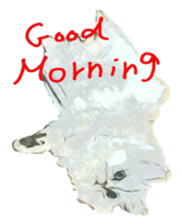 Chattering of the cat sticker #11500782