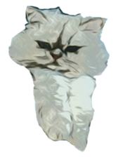 Chattering of the cat sticker #11500801