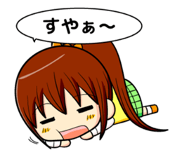 ponytail and daily life sticker #11500980