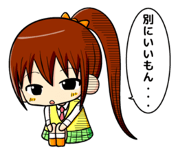 ponytail and daily life sticker #11500985