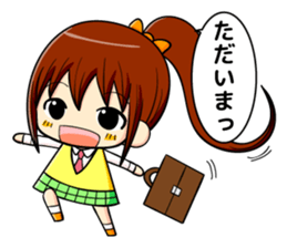 ponytail and daily life sticker #11500990