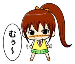ponytail and daily life sticker #11500993
