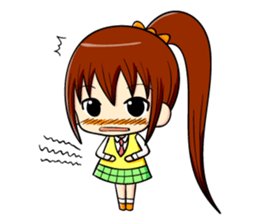 ponytail and daily life sticker #11501005