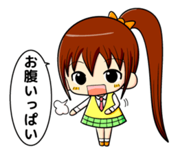 ponytail and daily life sticker #11501007