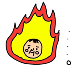 The uncle who borns. sticker #11501568