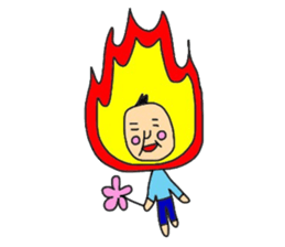 The uncle who borns. sticker #11501569