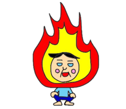 The uncle who borns. sticker #11501572