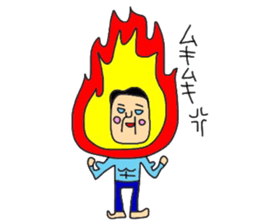 The uncle who borns. sticker #11501573