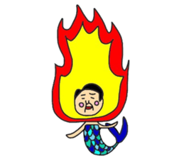 The uncle who borns. sticker #11501579