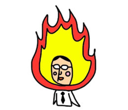 The uncle who borns. sticker #11501581