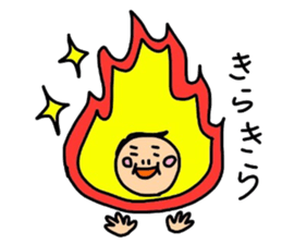 The uncle who borns. sticker #11501588