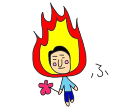 The uncle who borns. sticker #11501591