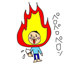 The uncle who borns. sticker #11501595