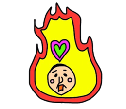 The uncle who borns. sticker #11501601